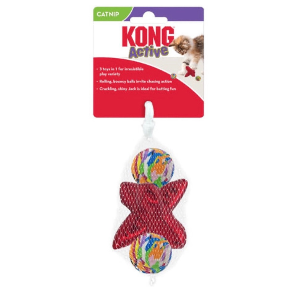 Kong Kitty Active Jacks Catnip Toy